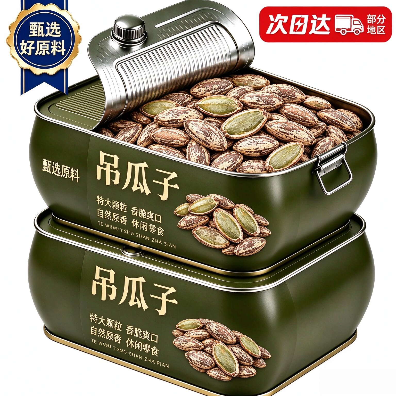 特级吊瓜子新货官方旗舰店大颗粒奶油椒盐原味坚果炒货年货零食
