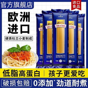 进口意大利面某刻500g低脂高蛋白意大利面酱肉酱挂面儿童意面意粉