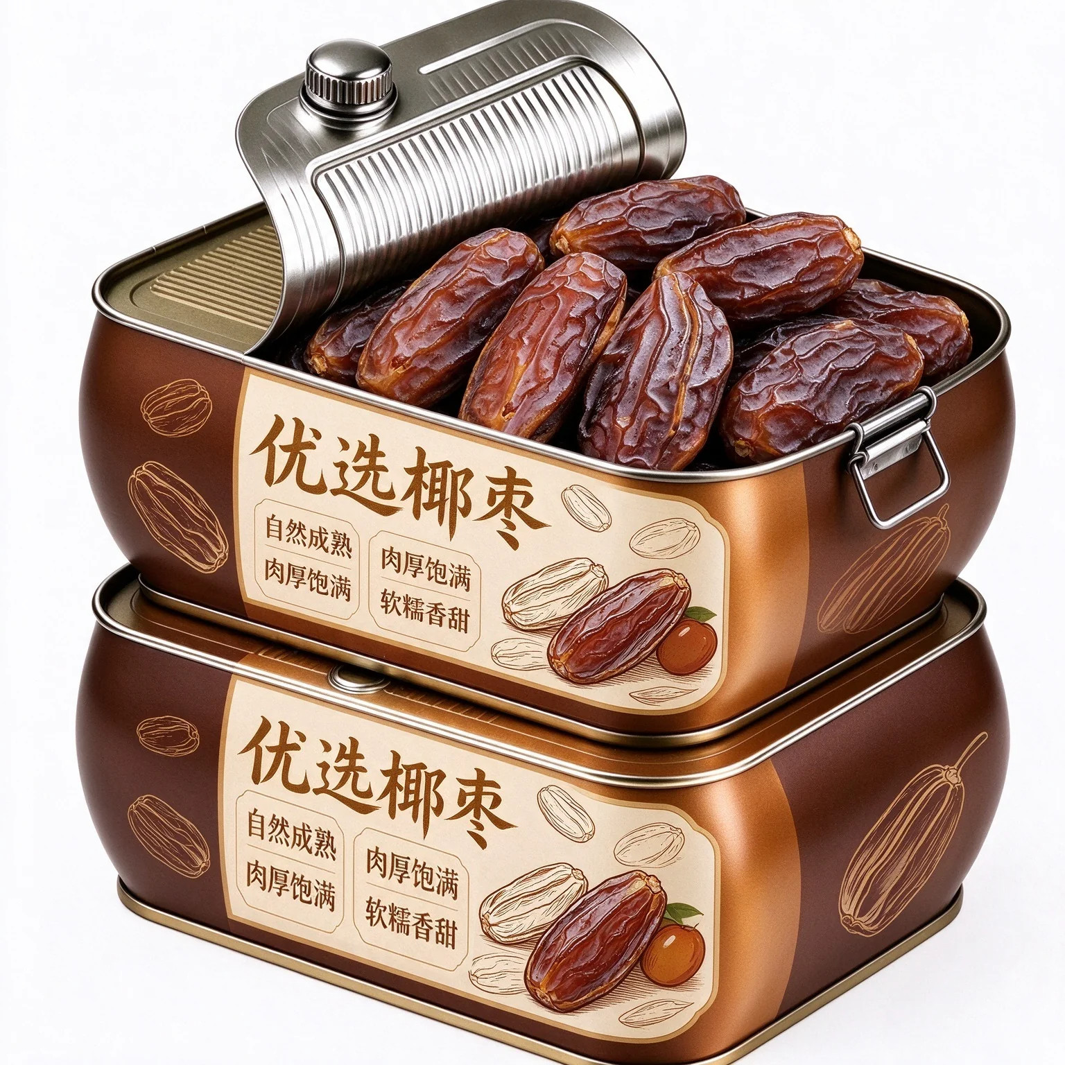 正宗新疆特产黑椰枣官方旗舰店大椰枣果干蜜饯开袋即食免洗零食