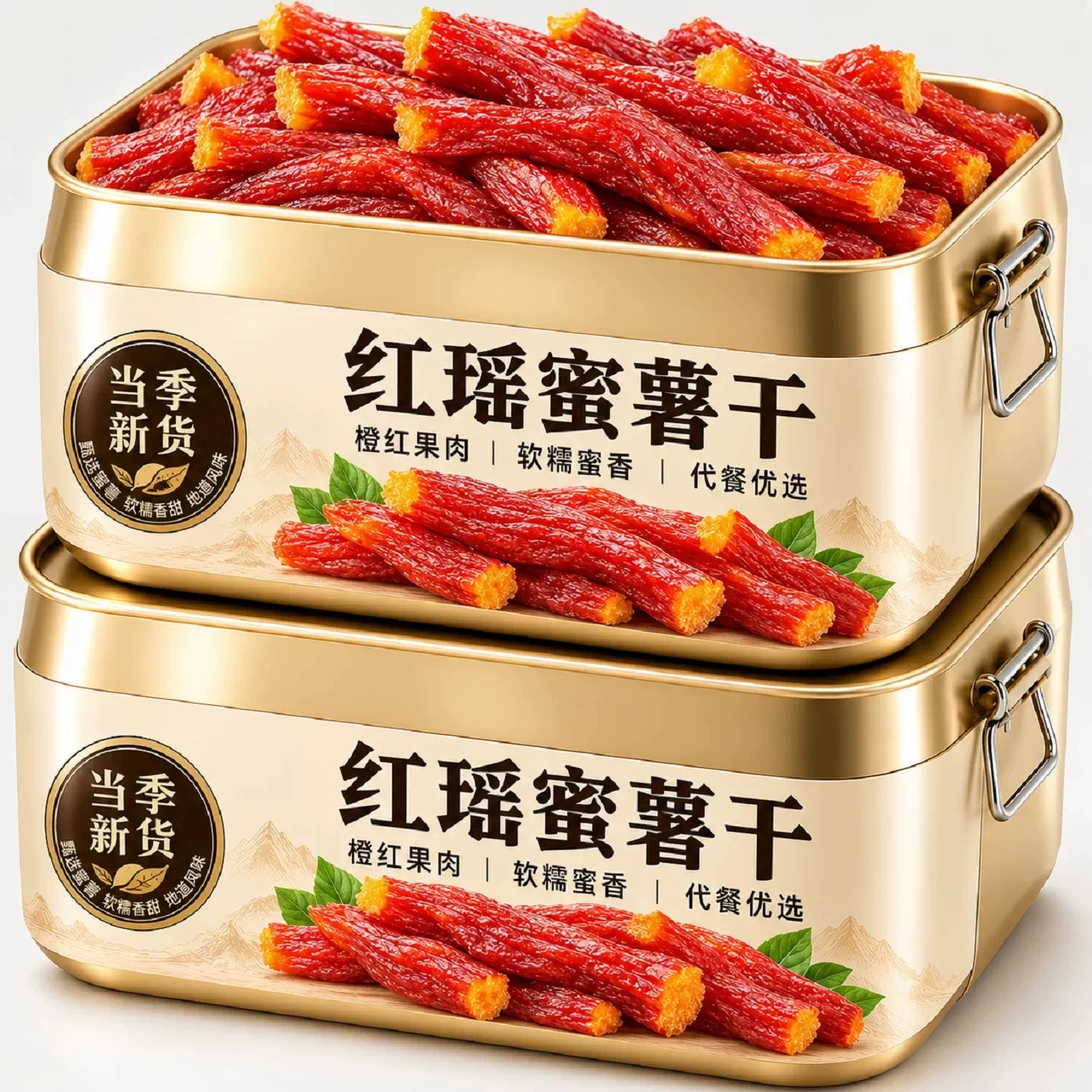 带皮红薯干农家自制无糖无添加倒蒸红瑶地瓜干软糯蕃薯条孕妇零食