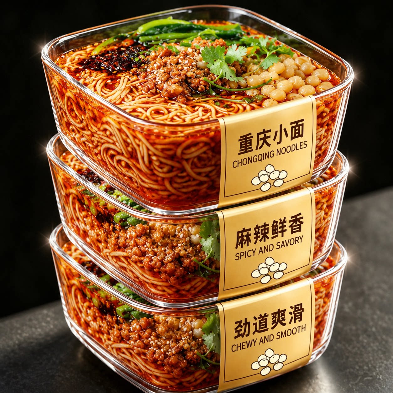 正宗重庆小面私房牛肉面桶装整箱现货麻辣泡面非油炸方便寝室速食