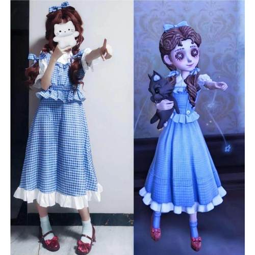第五人格小女孩桃乐丝连衣裙