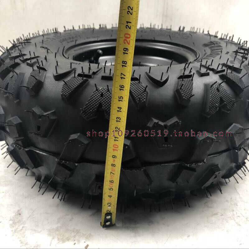 现货速发四轮越野沙滩车配件16X8-7卡丁车16X8.00-7寸A字真空轮毂