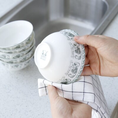 速发J&民生陶瓷餐具家陶用瓷菜盘子深盘汤盘高温蒸盘鱼秋韵碗碟套