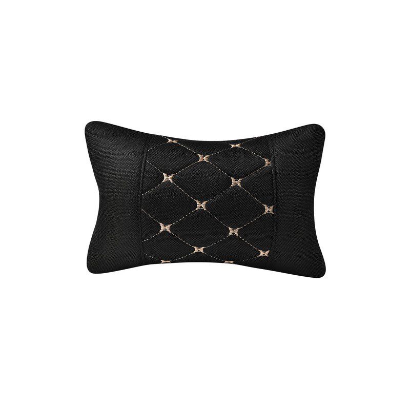 速发细装汽车头枕颈枕一对车用靠枕车载护颈枕车靠枕套麻车座座椅