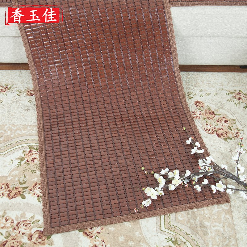 速发窄边沙拐凉席垫透气坐垫竹粒欧式夏款季竹垫凉子发角