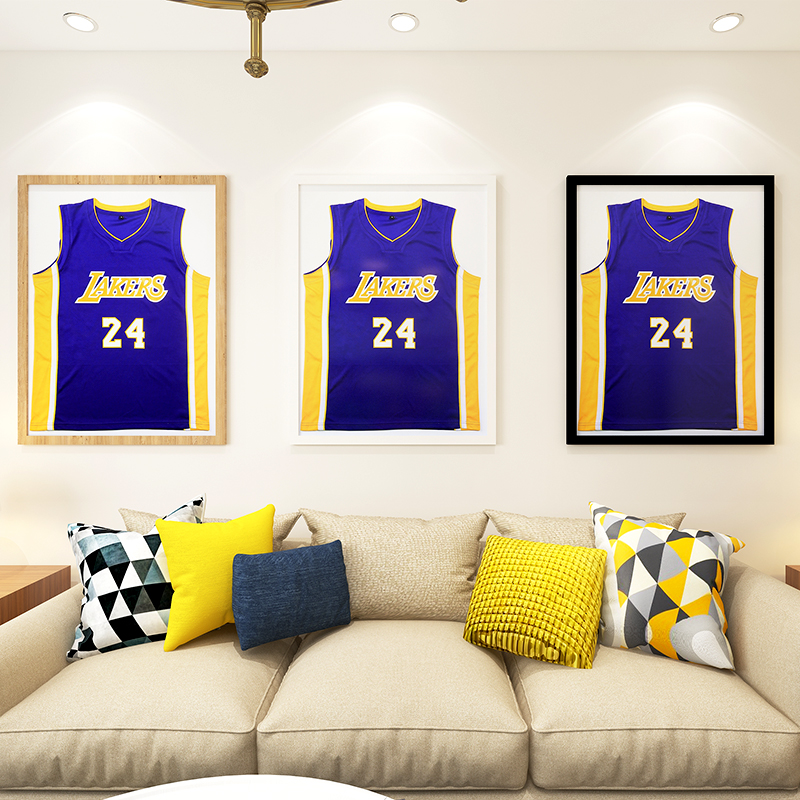 速发相裱装裱A篮球足球世界墙收藏挂盃框框展示框