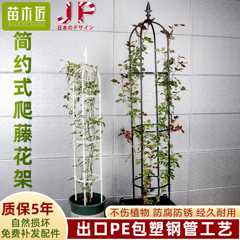 速发玫瑰花铁架线莲爬藤架月季支架牵引室植攀爬外物支撑杆