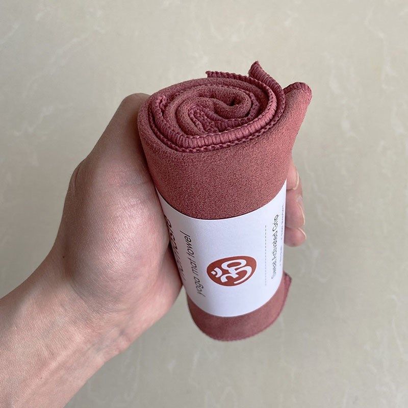 速发瑜伽小汗巾健身运动铺巾毛巾擦汗巾青蛙同款小尺寸方巾yoga w