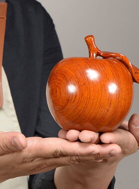 速发花梨安木雕刻摆件檀木头根艺平实夜礼物红木质家居装饰工雕品