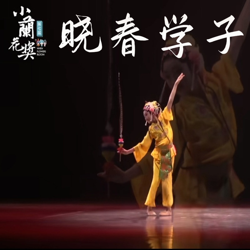 速发小兰花奖晓春学子羽毛翎子俏花饰京剧戏曲座头旦底长舞蹈演出