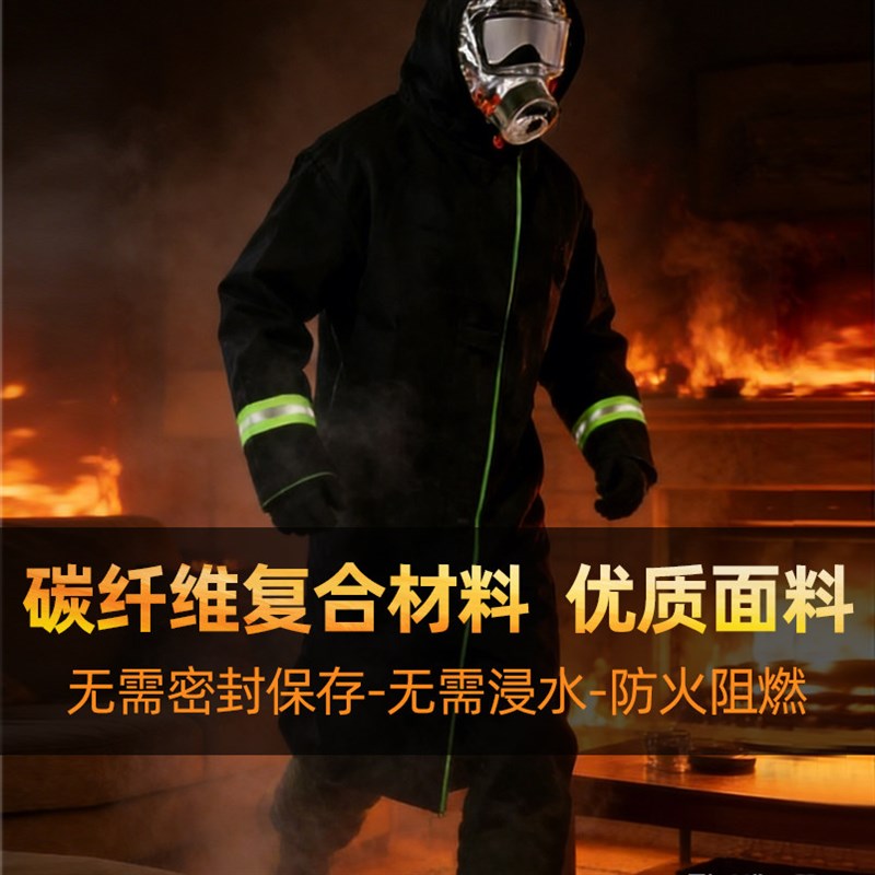 速发防火逃生衣防火斗篷碳纤维防火衣服灭火毯专用家火灾逃生装备