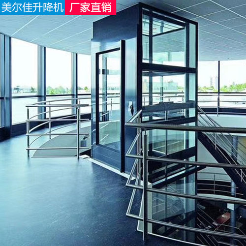 速发家用别墅电梯小型二层液四五降室内外曳引三压老人复式阁楼升