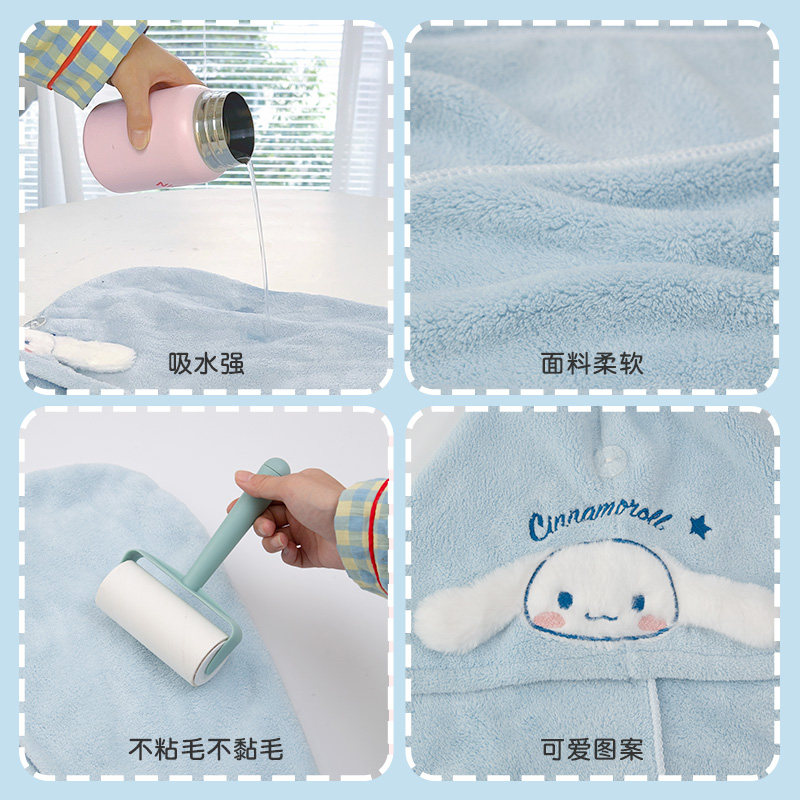 速发干发帽超强吸水速干鸥毛巾头发洗头发巾儿童可爱浴帽