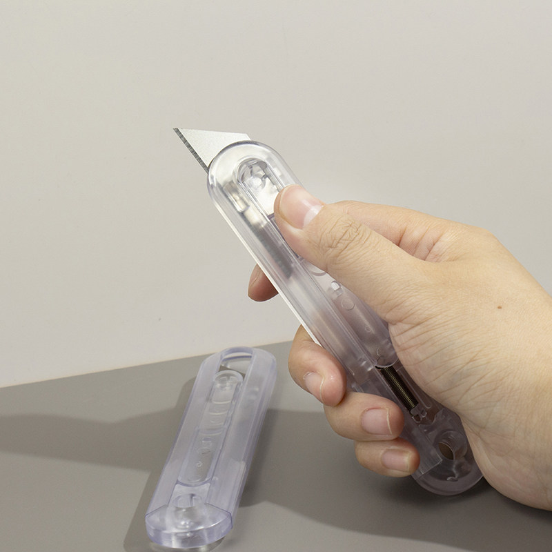 速发自动回弹美工刀弹簧式伸缩重型美工刀大号开箱拆快递壁纸刀梯