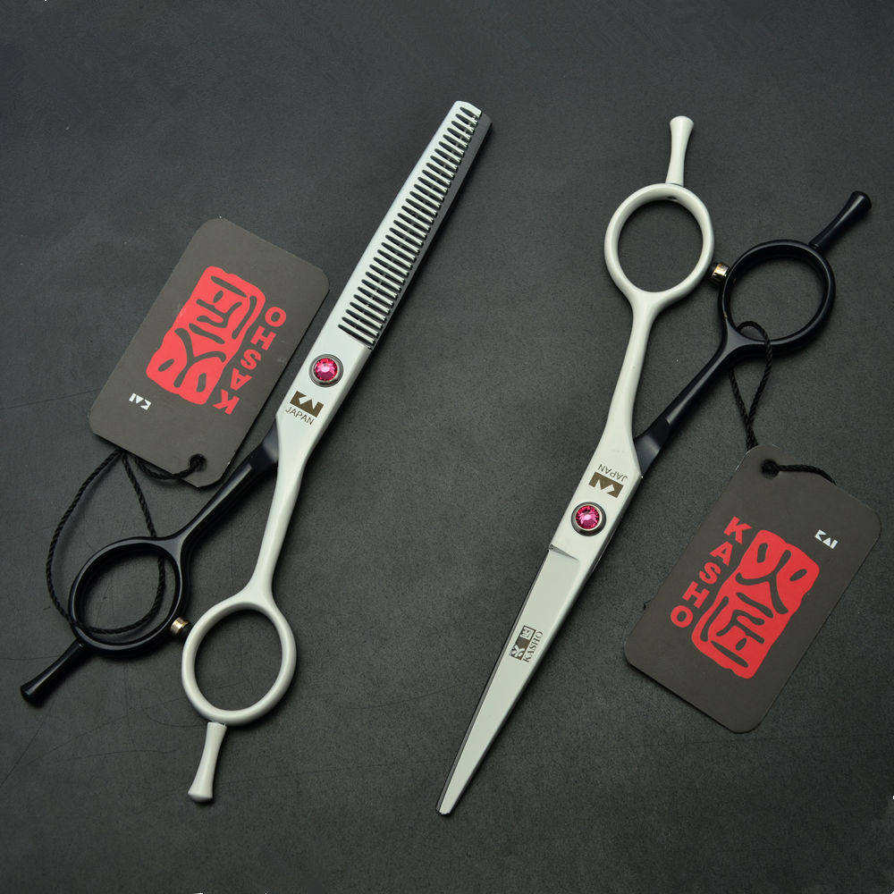 速发5.5寸黑白烤漆A字牙A型理发剪刀发型师美发剪平剪剪剪打薄刘