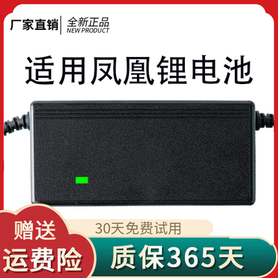 适用凤凰折叠电动车专用充电器48V锂电池F54.6V2A代驾自行车36伏