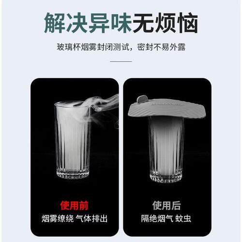 地漏臭器硅胶垫盖下水道封口盖防返防所WLW臭神器卫生间厕地漏封