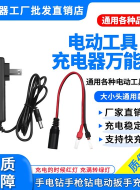 12V16.8V18V21V25VF手电钻D手枪钻电动扳手锂电池充电器万能充通