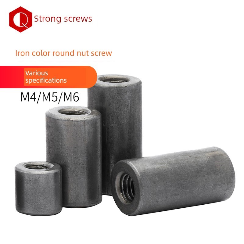 铁扩展圆柱螺母套管连接焊接螺母柱螺钉连接M4M5M6RM8M10M12L