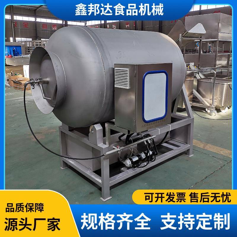 真空滚揉机猪蹄腌制滚揉设备猪蹄腌制滚揉设备鸡肉嫩化真空滚揉机
