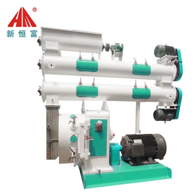 玉米秸秆环模颗粒机蒸汽加热熟化物料大型养殖场适用