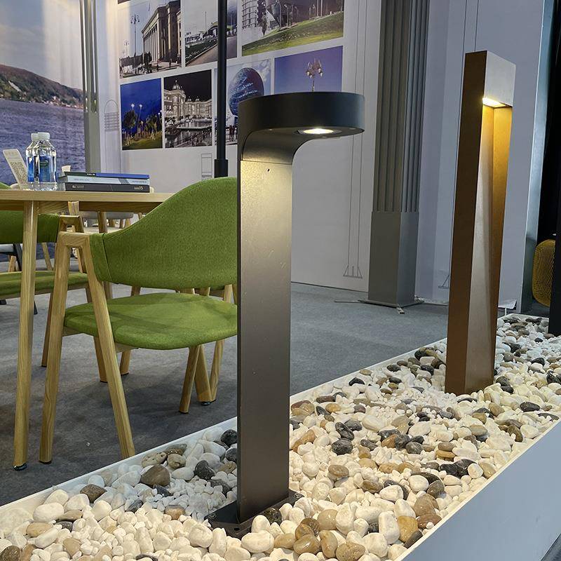 太阳能led户外方形草地灯园林别墅景观灯防水简约庭院铝材草坪灯