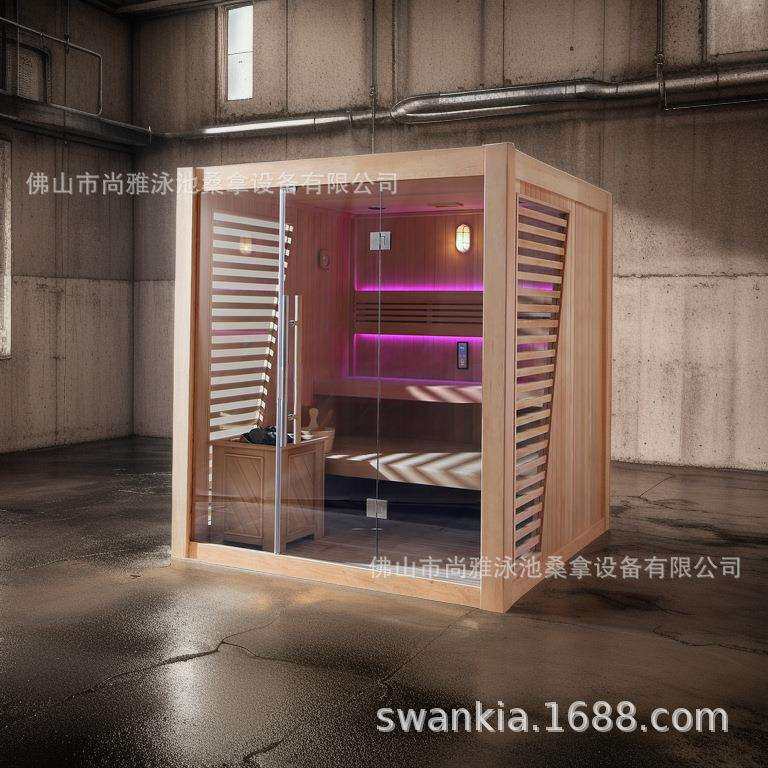 养生汗蒸房别墅多人电气石汗蒸房家用干蒸桑拿浴房