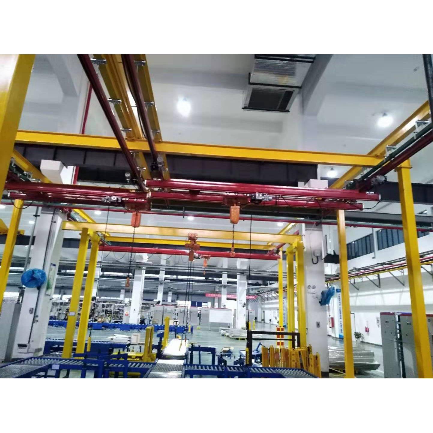 单轨吊行车葫芦小车轨道配件厂家供应KBK柔性起重机0.5-2T