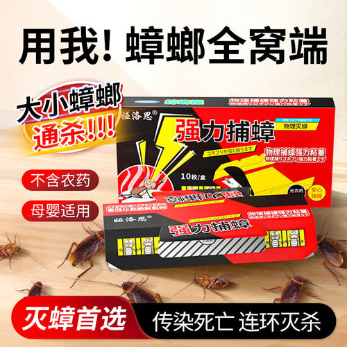 【蟑螂克星】蟑螂药买一次管一年