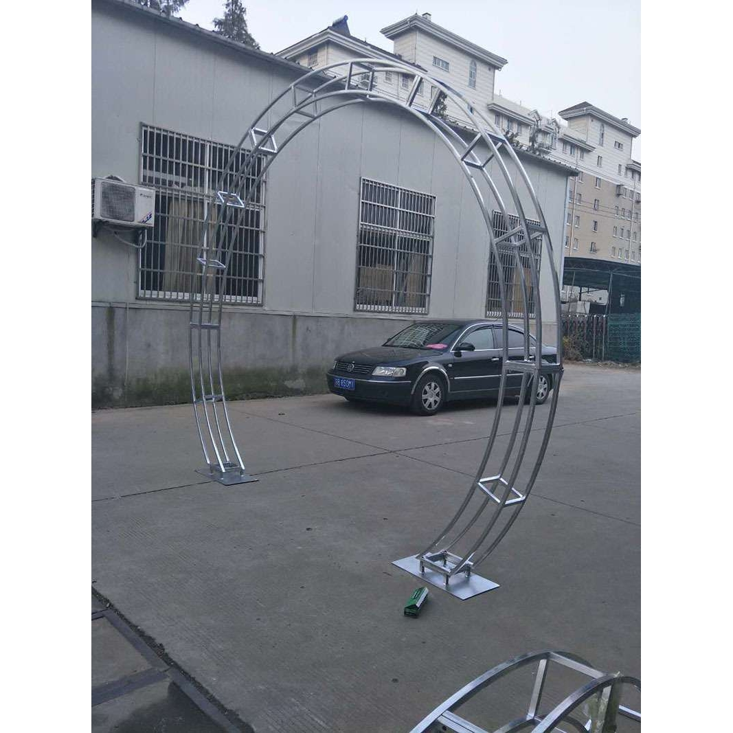 铁艺圆形半圆形桁架拱形门婚庆道具广告活动舞台背景灯光户外支架