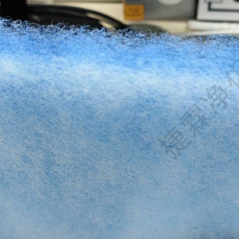 G4绿白棉喷漆房初效空气过滤棉 蓝白无纺布进风口防尘初效过滤棉