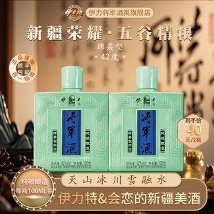 伊力将军小酒伊力特绵柔型口粮酒送礼新疆白酒整箱 官方正品