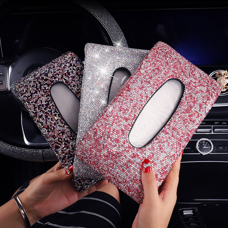 车载纸巾盒创意遮k阳板镶钻汽车抽纸盒水钻车用纸巾套汽车用品摆,汽车用品/电子/清洗/改装,车用纸巾盒/套,淘宝优惠券,粉丝福利购,淘宝优惠卷