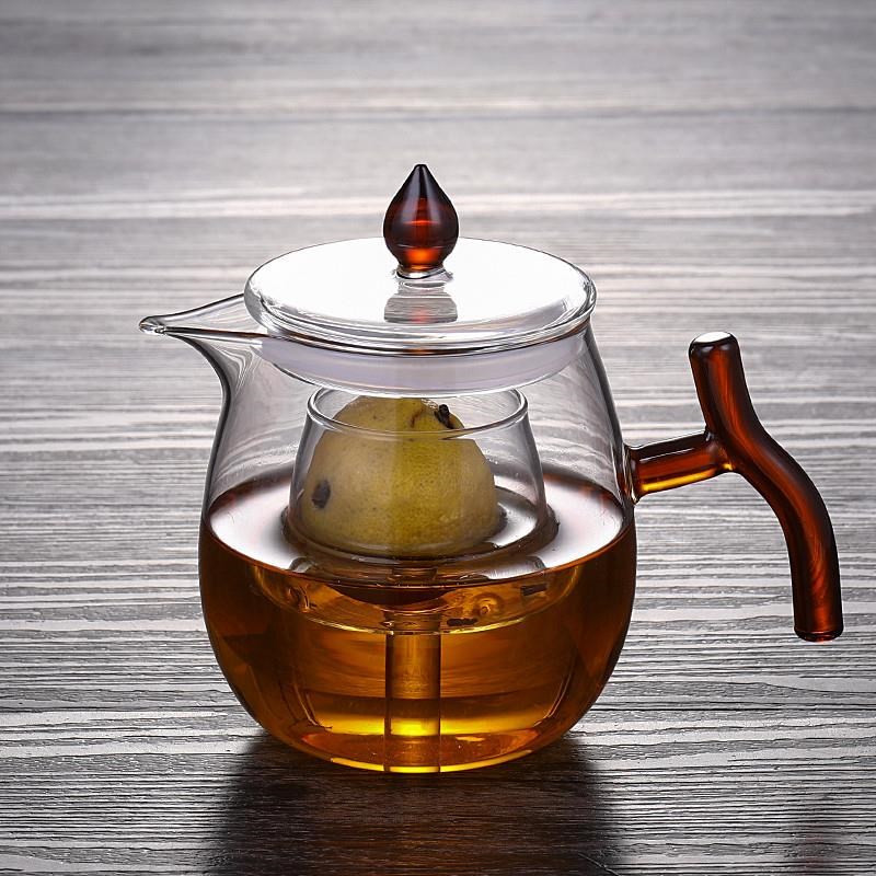 茶具耐热高温玻璃小青柑专用煮泡茶壶公道杯 N煮茶器 功夫煮泡茶