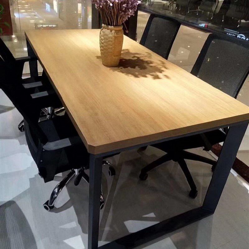 1.8米多功能桌阅览桌图书馆洽谈桌小会议桌6N人会议台食堂员工餐