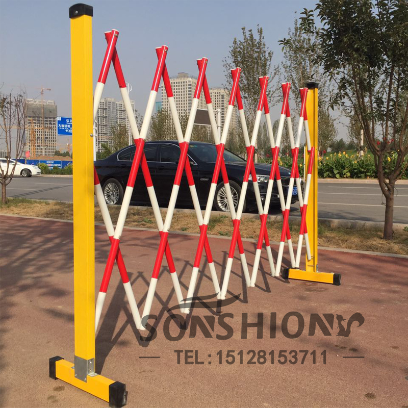 玻璃钢伸缩围栏可移m动电力施工程安全绝缘栅栏折叠管式隔离防护