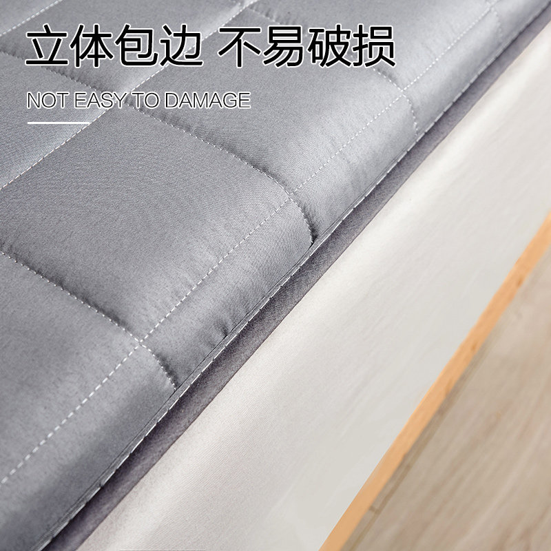 榻榻米夏季冰丝凉席床垫子软垫学生宿舍单人冬夏两用折Y叠薄款家