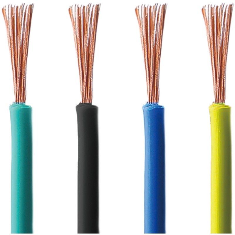 RV电线多股铜芯软电子线国标0.5 0.7C5 1 1.5 2.5 4平方控制信号