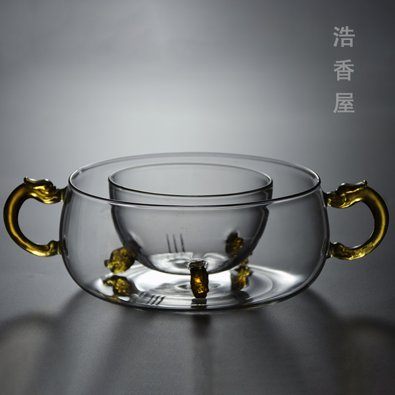 耐热高温玻璃f煮茶锅电陶炉分茶器配茶勺煮黑茶茶具泡茶碗盆煮茶