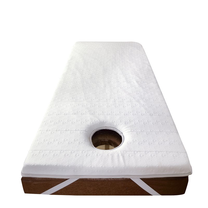 美容床垫b加厚带洞海绵乳胶软硬适中推拿按摩理疗垫可折叠防滑垫