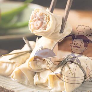 【宁波手工鲜肉面结】仓桥里千张包百叶包早餐豆腐皮豆干私房菜