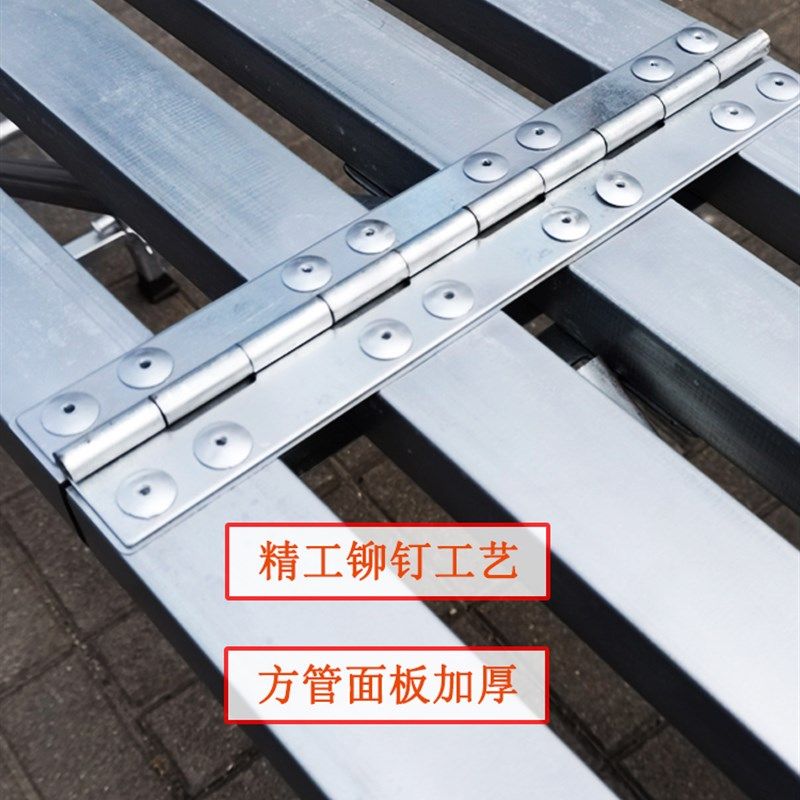 便携马凳折叠升降加厚锌钢铆钉马镫铝合金凳O子刮腻子梯凳特厚梯