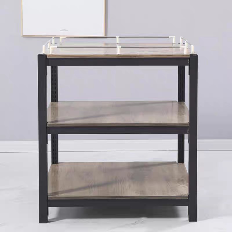 超市牛奶堆头货架展n示架粮油米面饮料促销台陈列架钢木洗化地堆