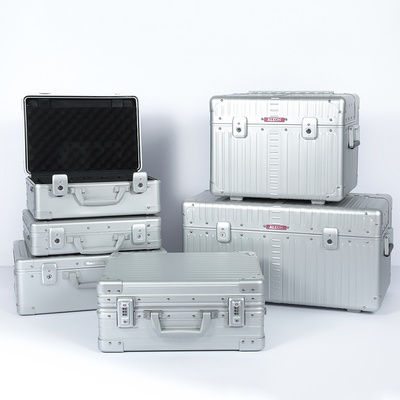 户外露营箱铝镁合金车载储v物收纳箱置物箱后备箱整理尾箱带锁大