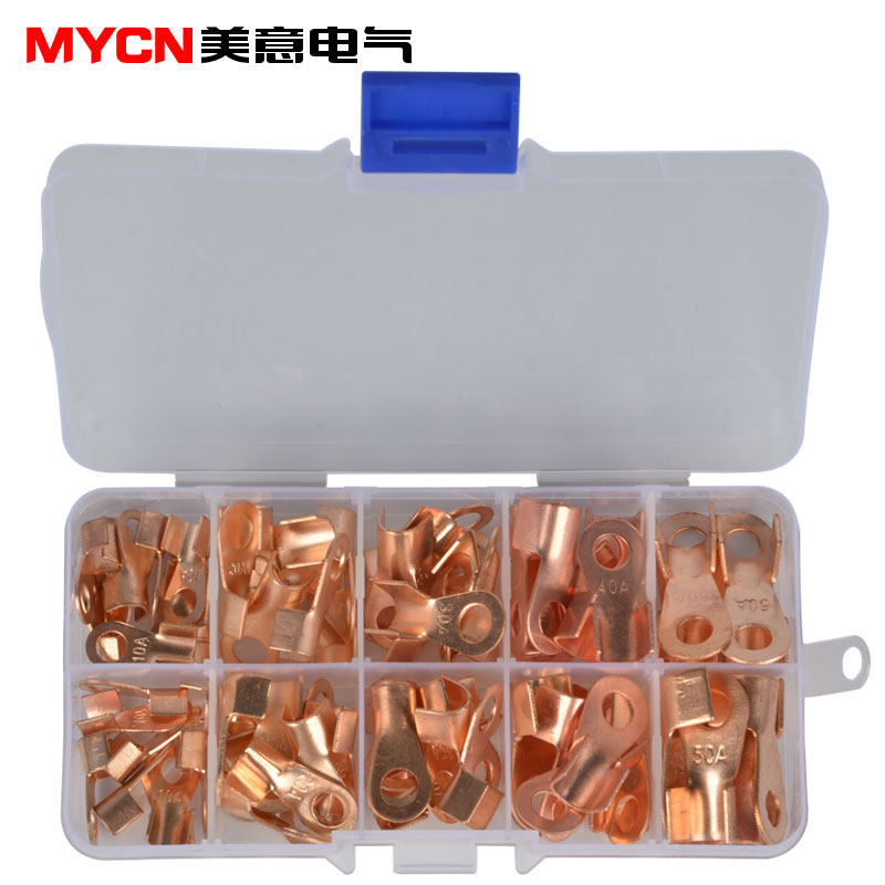 国标紫铜开口鼻5合1 压线鼻子铜线耳铜接头10A-50A 1.5-10平方线,电子/电工,接线端子,淘宝优惠券,粉丝福利购,淘宝优惠卷