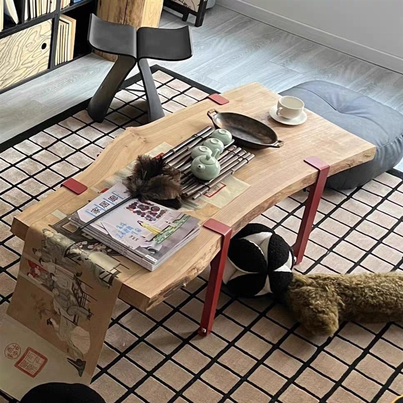 免打孔桌腿彩色桌脚支架可拆卸支撑架茶几腿可移动书桌脚DIY桌腿