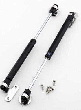 橱柜吊柜上翻门木门液压气撑杆极窄铝框门黑色胶头气动杆100N150N