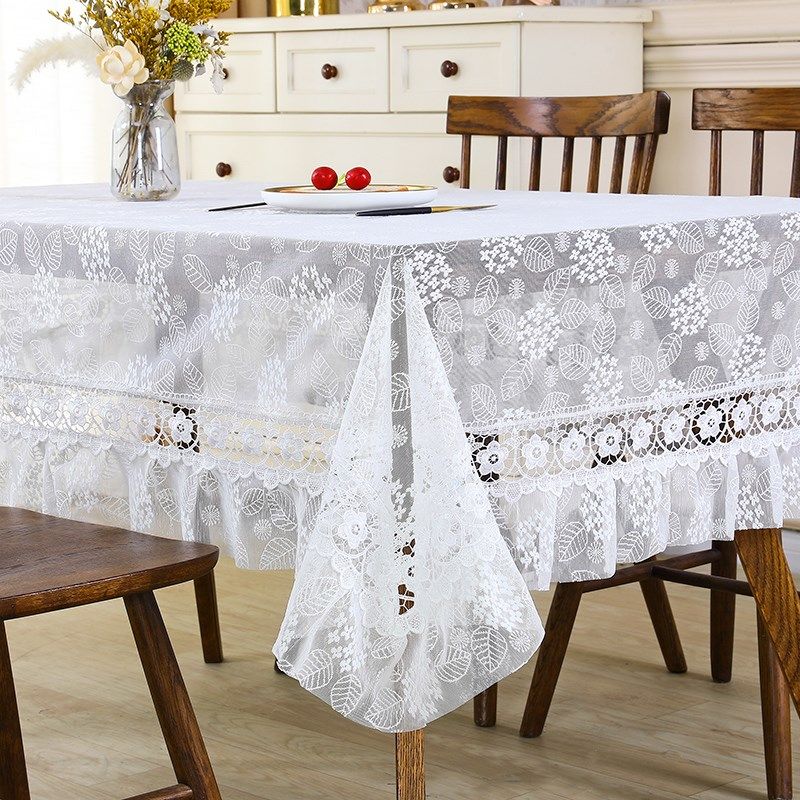 田园小清新蕾丝桌布镂空花边茶几台布北欧浪漫装饰布盖巾摆拍桌布,居家布艺,桌布,淘宝优惠券,粉丝福利购,淘宝优惠卷