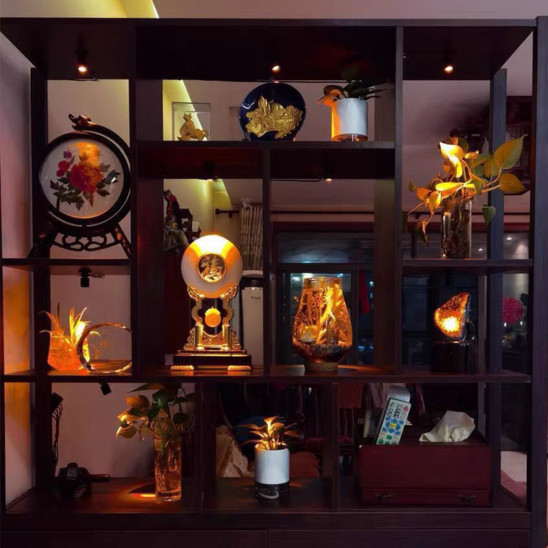 可粘贴式1W迷你小射灯LED展示灯柜台酒柜手办模型明装聚光串联灯